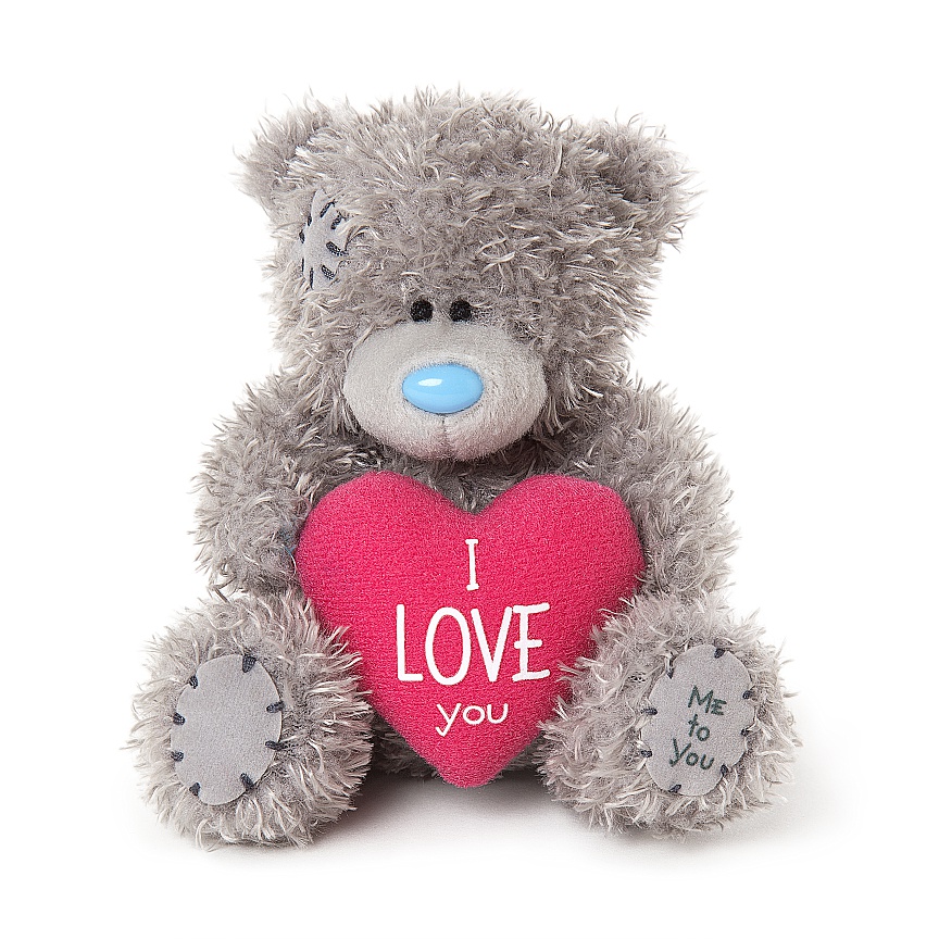 Nalle I love you på hjärta, 10cm, Me to you (Miranda nalle) säljs på Nalleriet.se